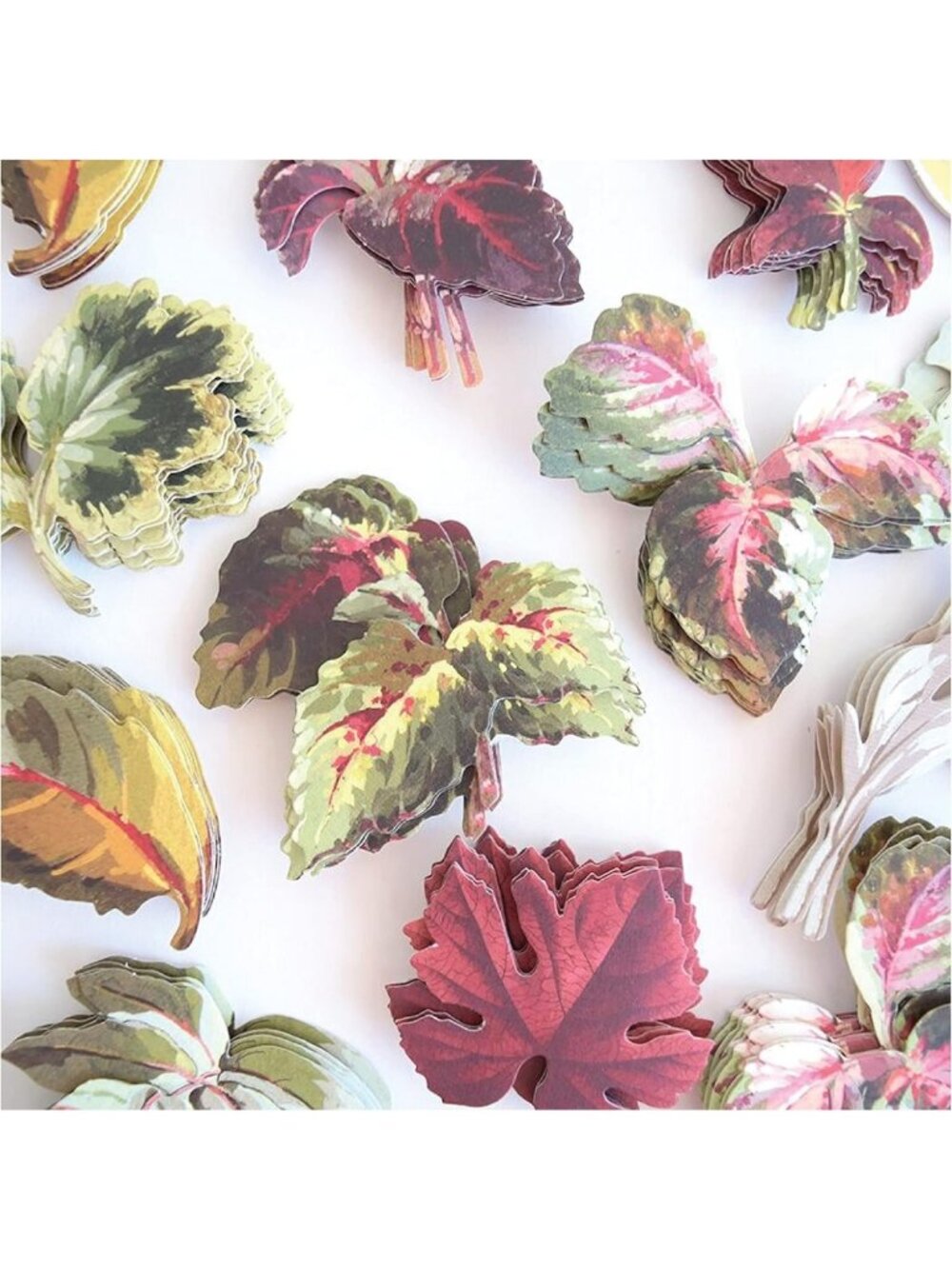 156 Pcs Botanical Sticker Kit - 3D Leaf & Foil Embellishments for Scrapbooking